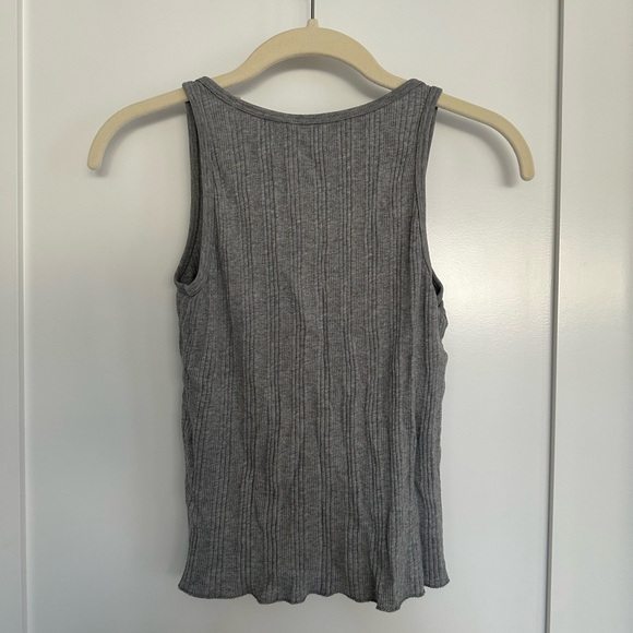 Doen Pointelle Ribbed Tank Top - Picture 4 of 4